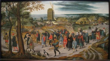 Pieter Brueghel el Joven Painting - La procesión nupcial Pieter Brueghel el Joven